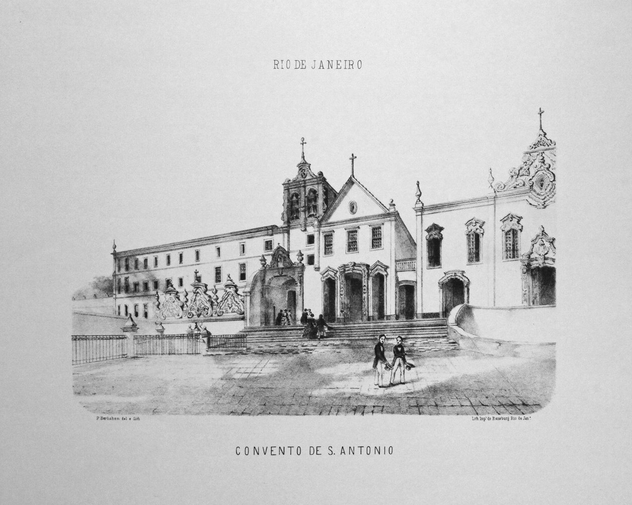 Klosteret Santo Antônio do Largo da Carioca i Rio de Janeiro av P. G. Bertichem