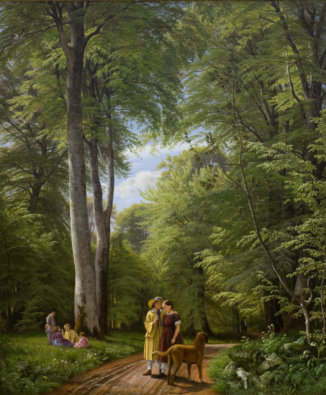 Et bøk i mai nær Iselingen Manor, Sjælland av P.C. Skovgaard