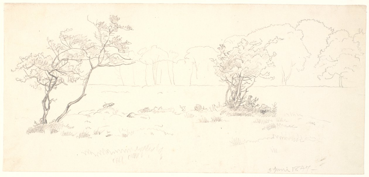 Fra Eremitagesletten i Dyrehaven. av P.C. Skovgaard