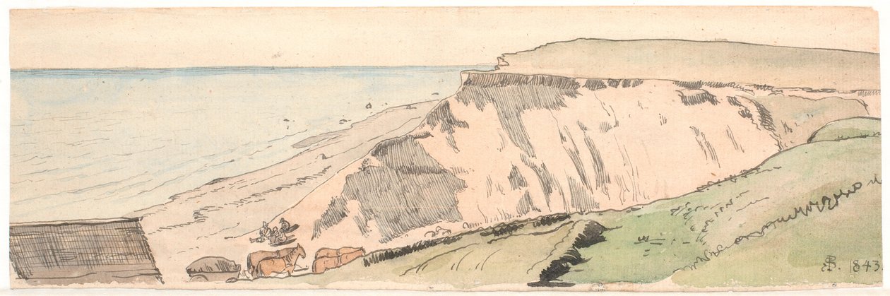 Kløften ved Helenes kilde i Tisvilde. av P.C. Skovgaard