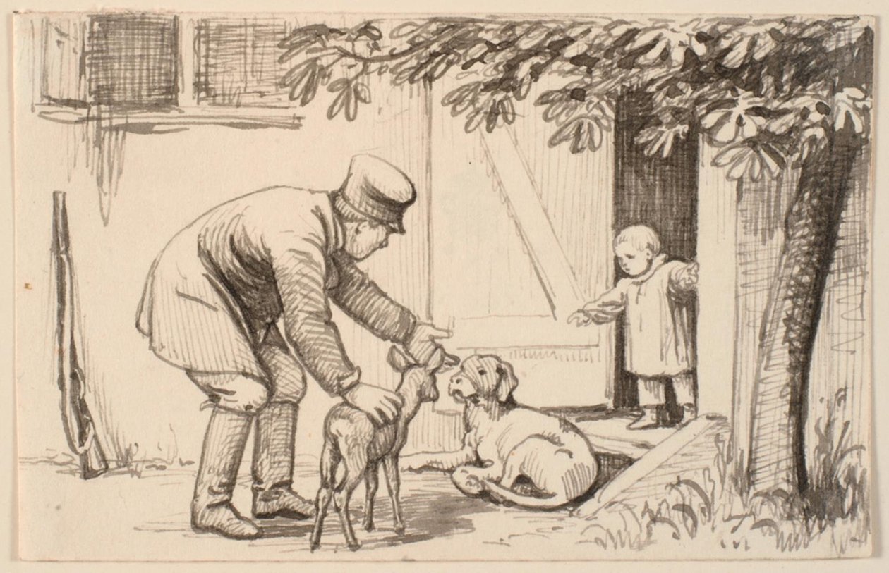 Mannen, ungen og hunden av P.C. Skovgaard
