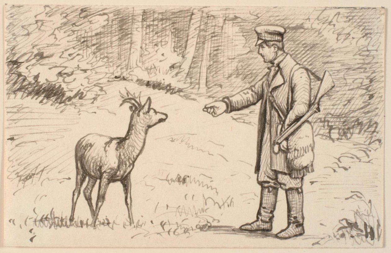 Møtet i skogen av P.C. Skovgaard