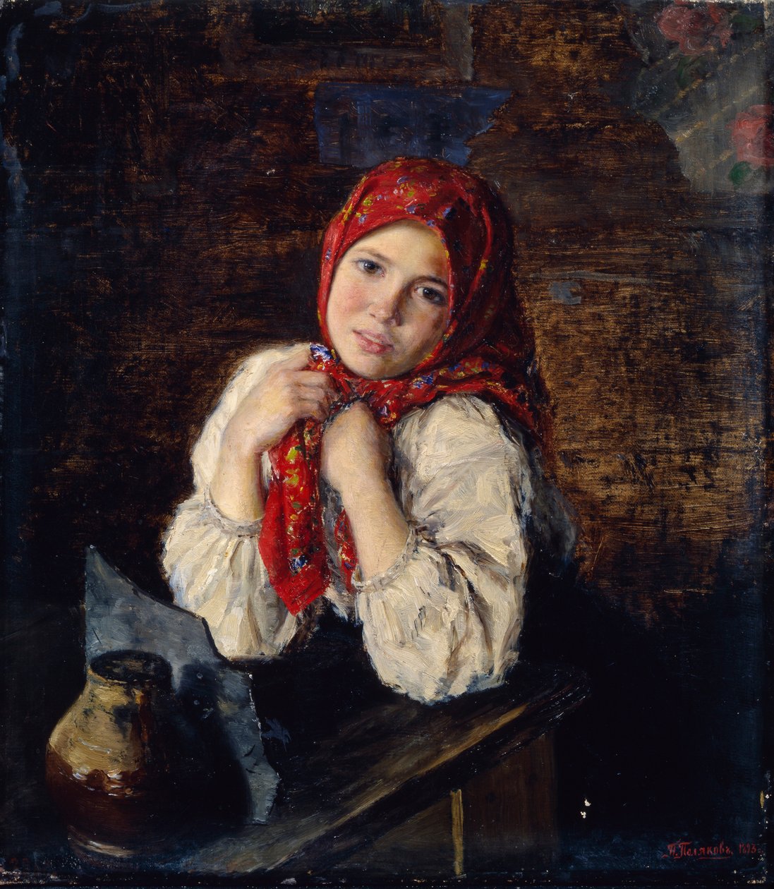 Rural Coquette, 1893 av P.I. Polyakov