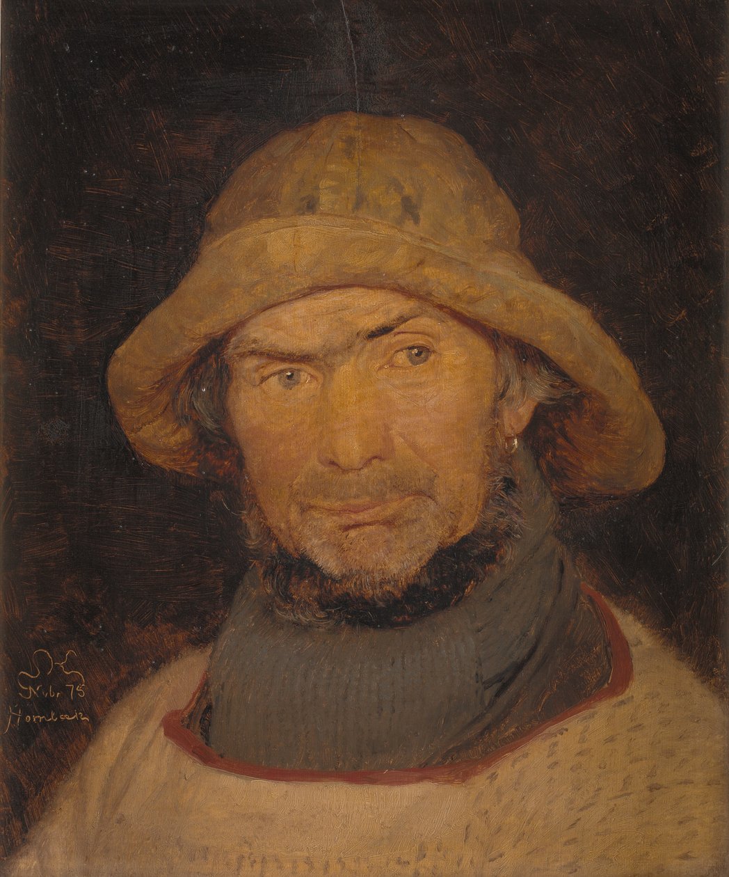 Portrett av en fisker fra Hornbæk av Peder Severin Krøyer