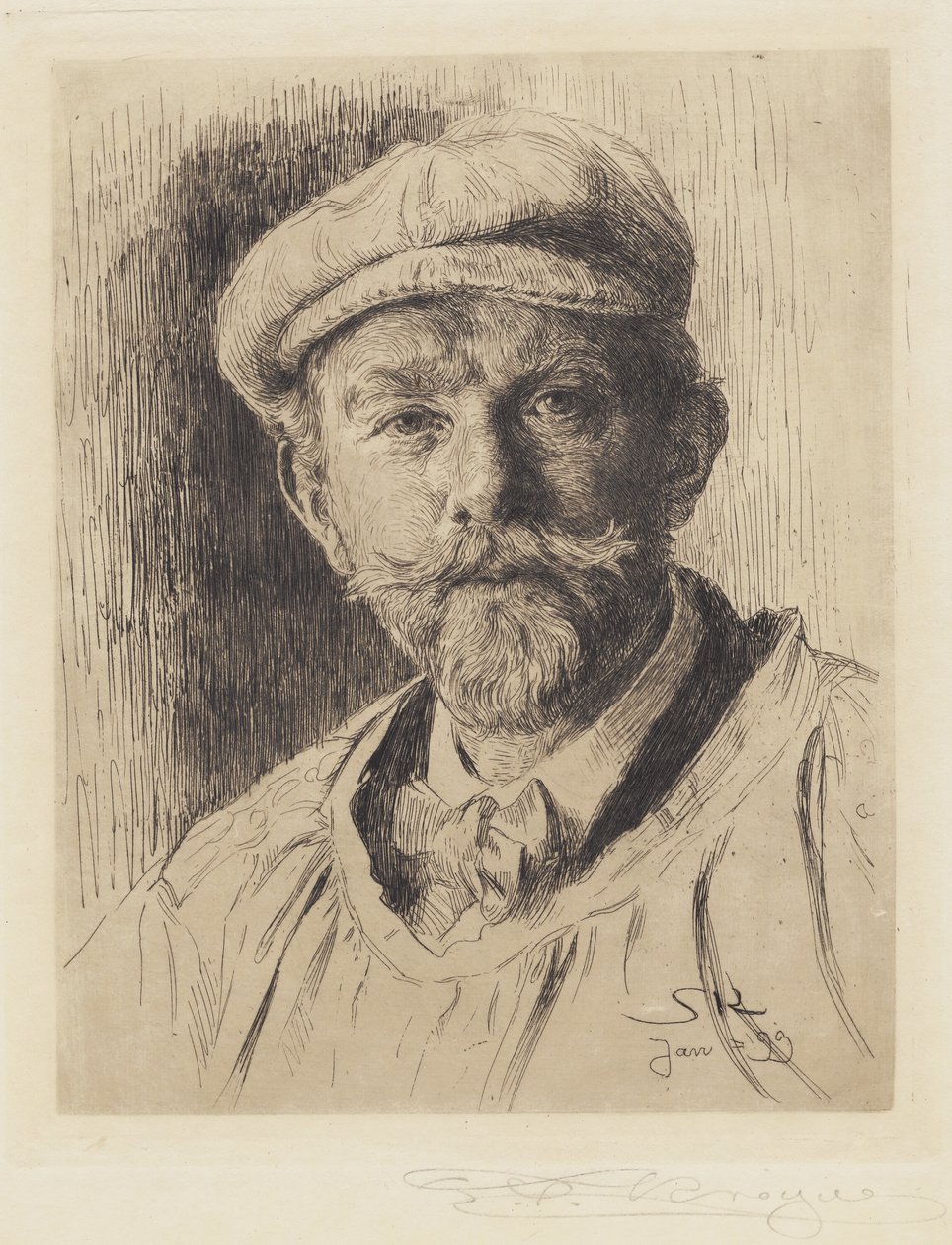 Selvportrett av Peder Severin Krøyer