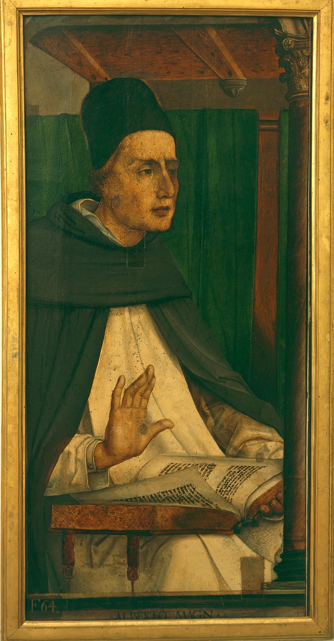 Albert den store (olje på lerret) av P. (c.1450 1504) Joos van Gent and Berruguete