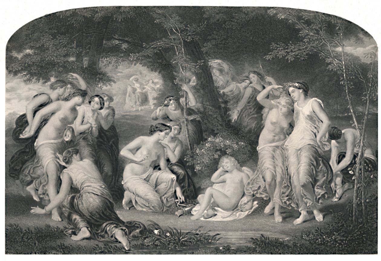 Avvæpning av Cupid Sonnet Cliv., c1870 av P. Lightfoot
