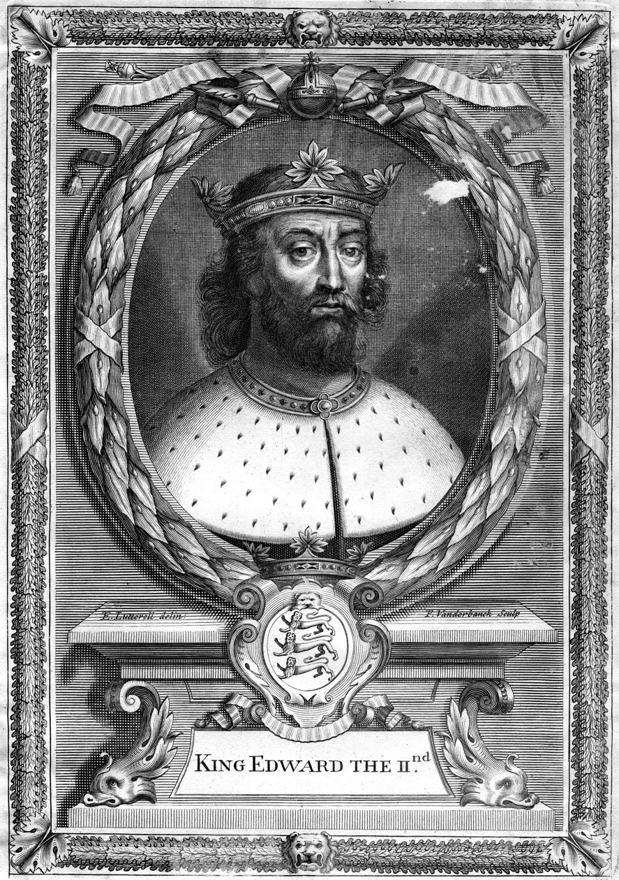 Kong Edward II av England, 1600-tallet. av P. Vanderbanck