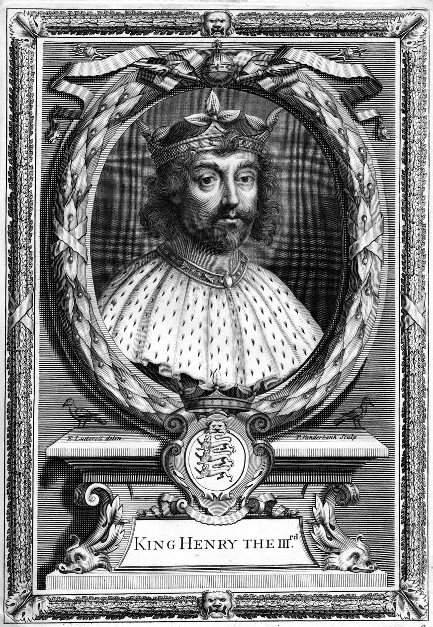 Kong Henry III av England. av P. Vanderbanck