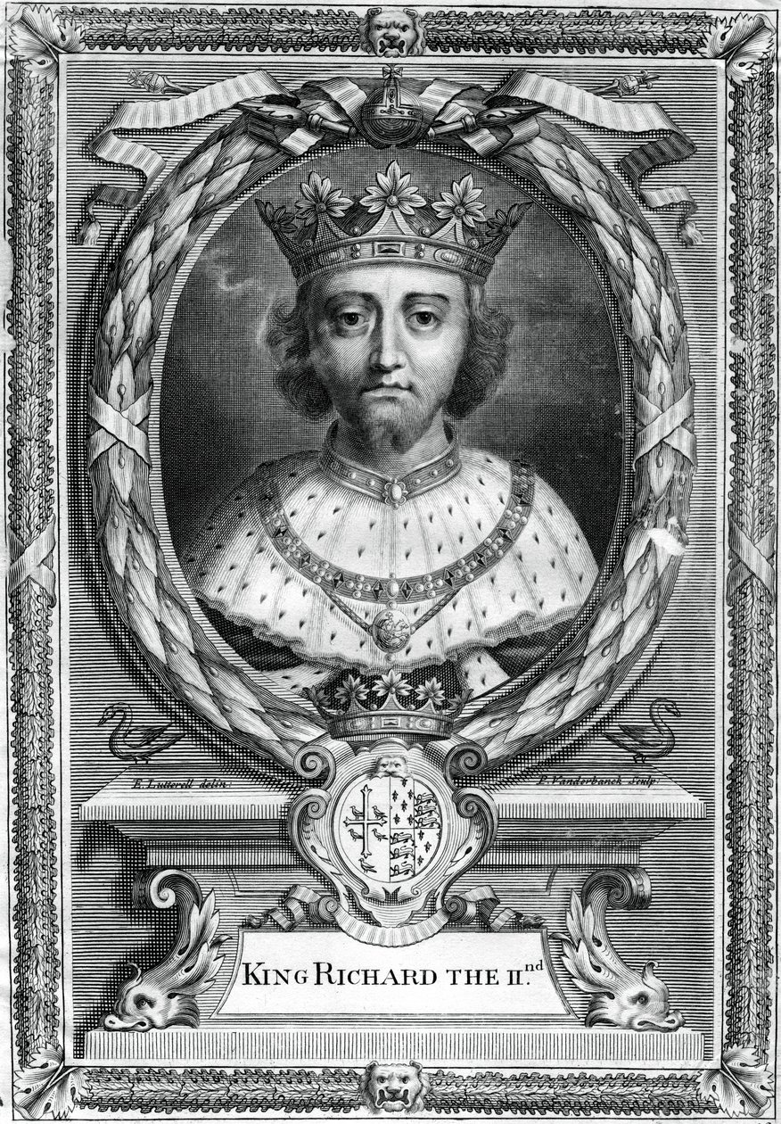 Richard II, konge av England. av P. Vanderbanck