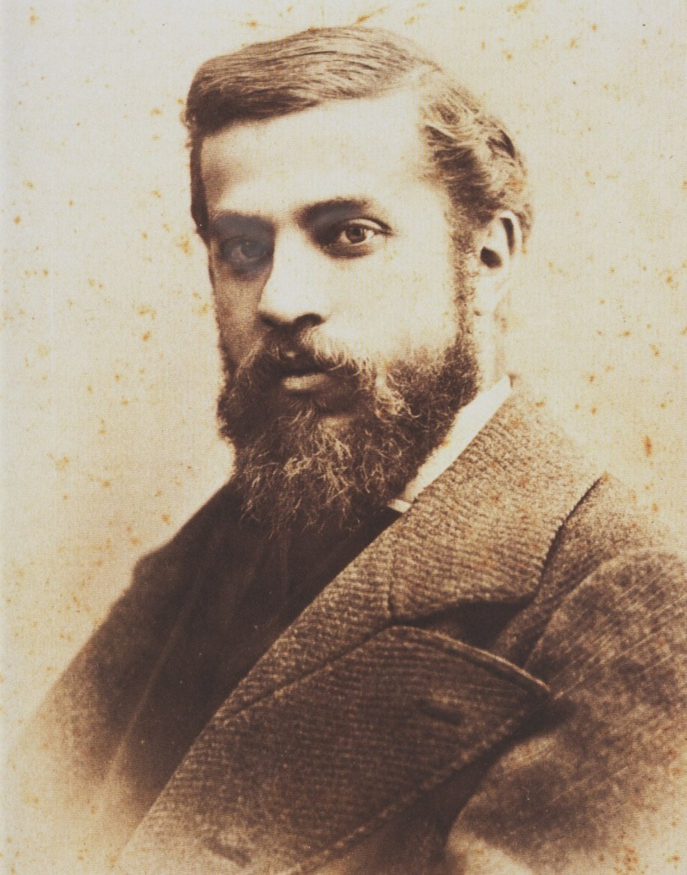 Portrett av Antoni Gaudi av Pablo Audouard Deglaire