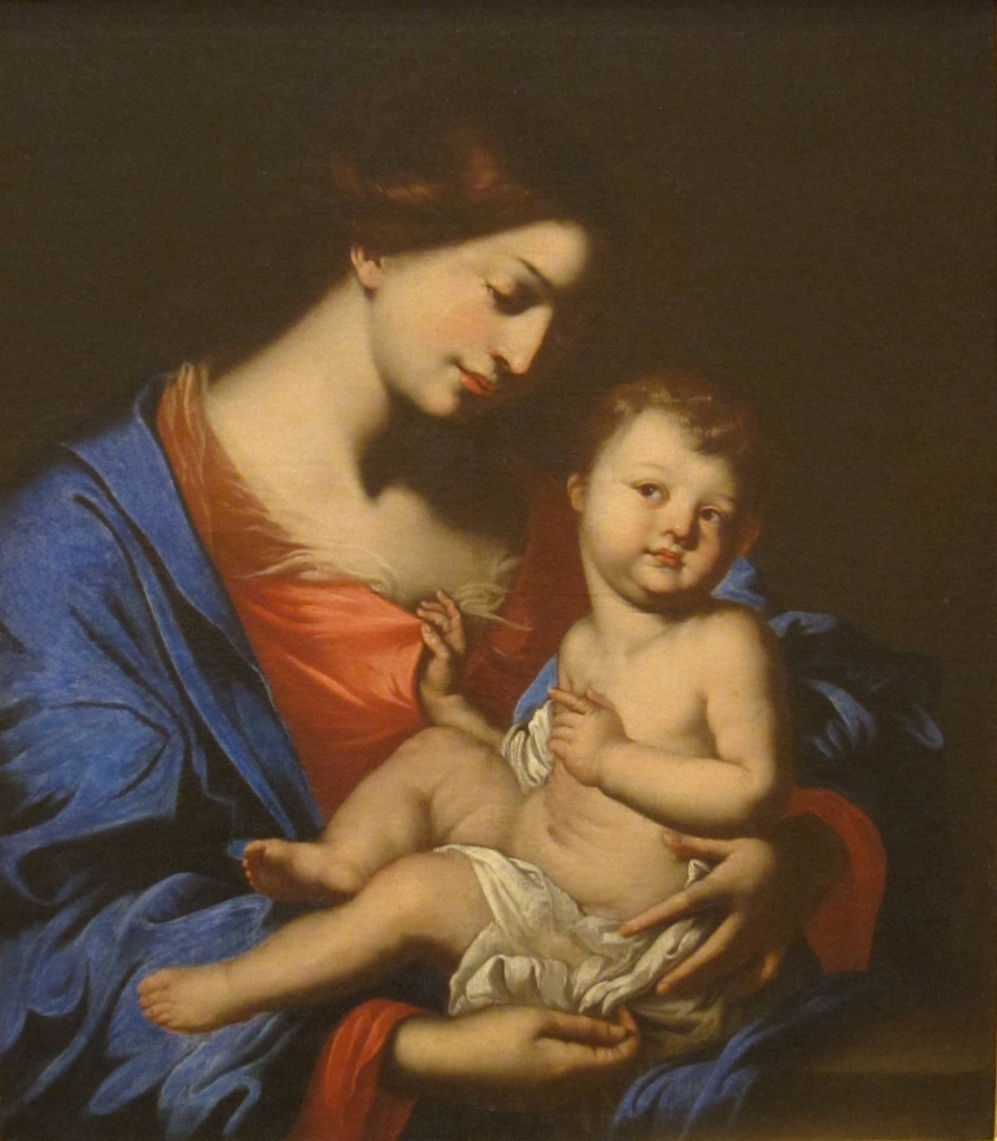 Madonna og barn av Pacecco De Rosa