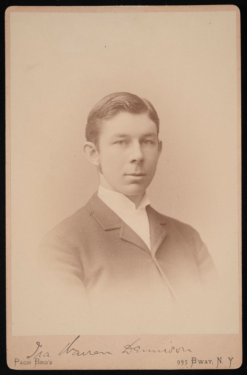 Portrett av Ira Warren Dennison, mellom 1891 og 1893. av Pach Bros