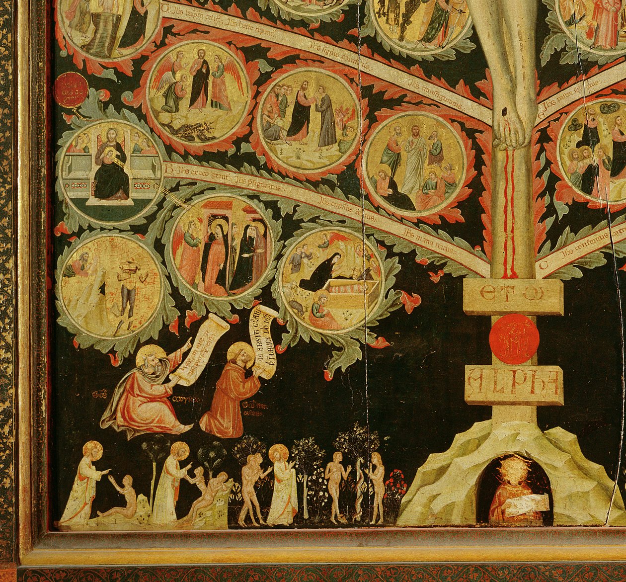 Livets tre, ca. 1310 av Pacino di Buonaguida