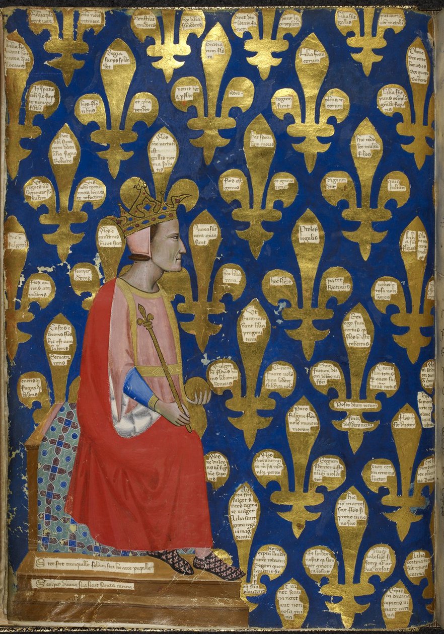 Robert of Anjou Fra Regissert av Carmina av Convenevole da Prato av Pacino di Buonaguida