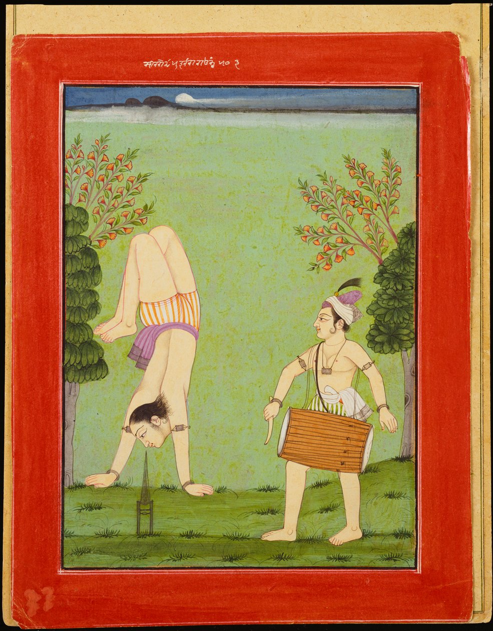 Gauda Raga: Third Son of Dipak, ca.1750 av Pahari School