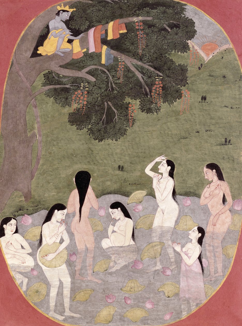 Krishna med Cow Girls