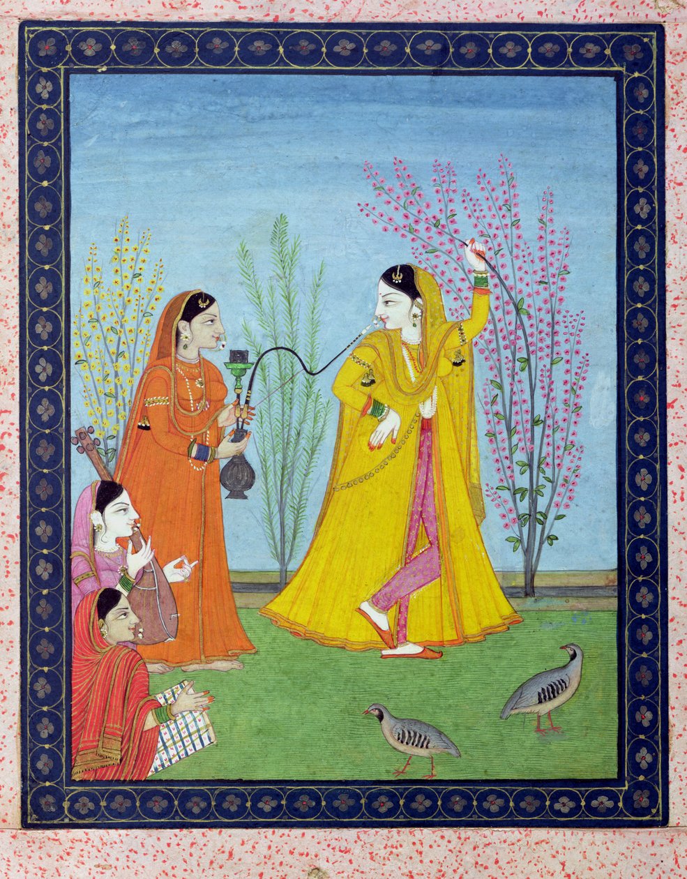The Beginning of Spring, fra Chamba, Himachal Pradesh, ca. 1800 av Pahari School