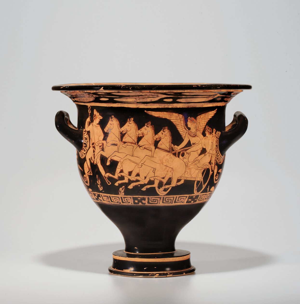 Attisk rødfigur klokkekrater, ca. 390-370 f.Kr av Painter of London F64