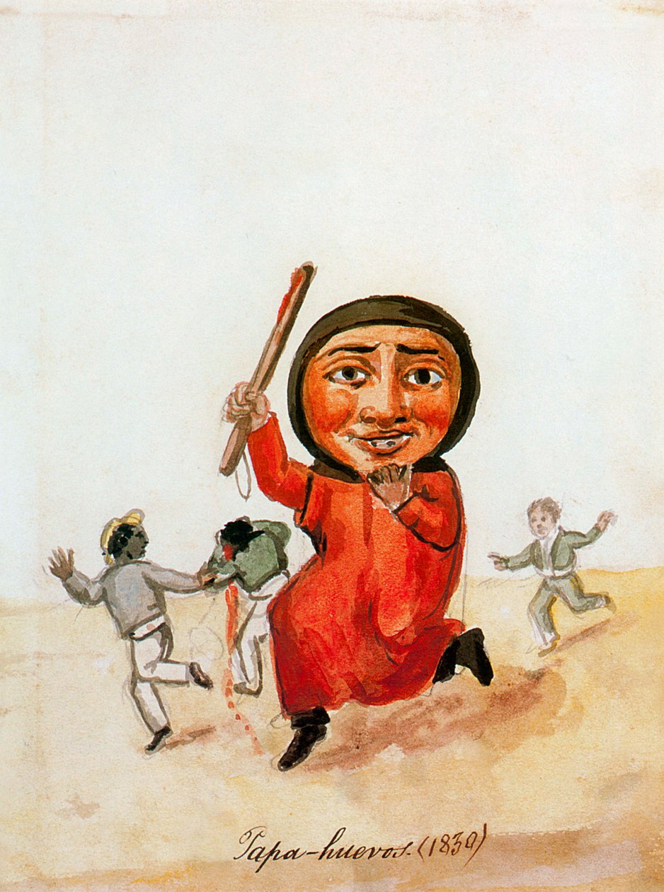 Akvarell av Pancho Fierro (Lima, 1807 - Lima, 1879) av Pancho Fierro