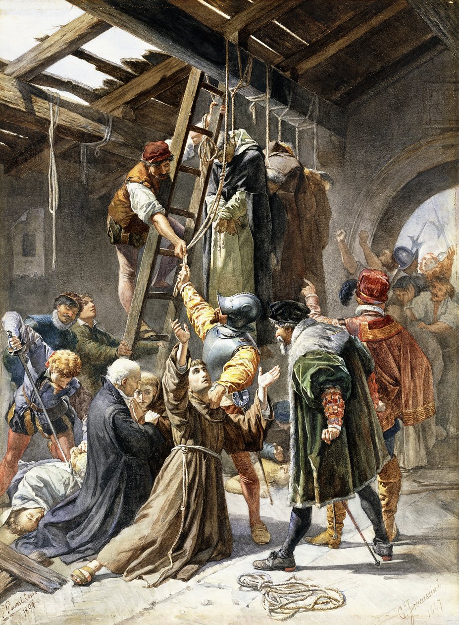 Martyrene, av Paolino Pavesi