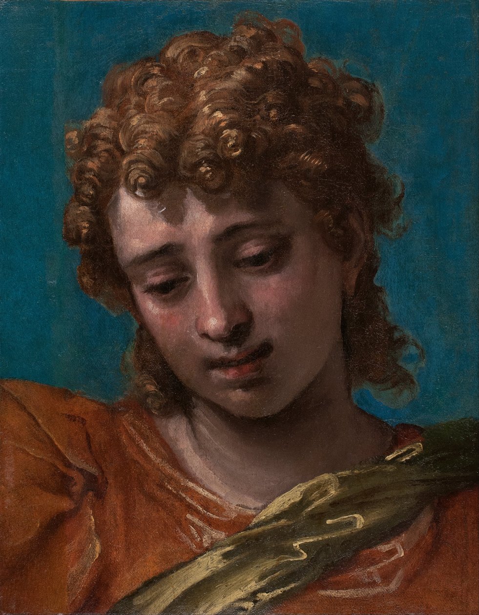 Leder for Saint Michael, fra Petrobelli altertavle av Paolo Caliari