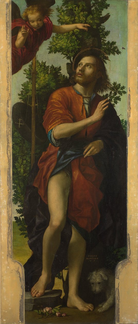 Saint Roch av Paolo Morando Cavazzola