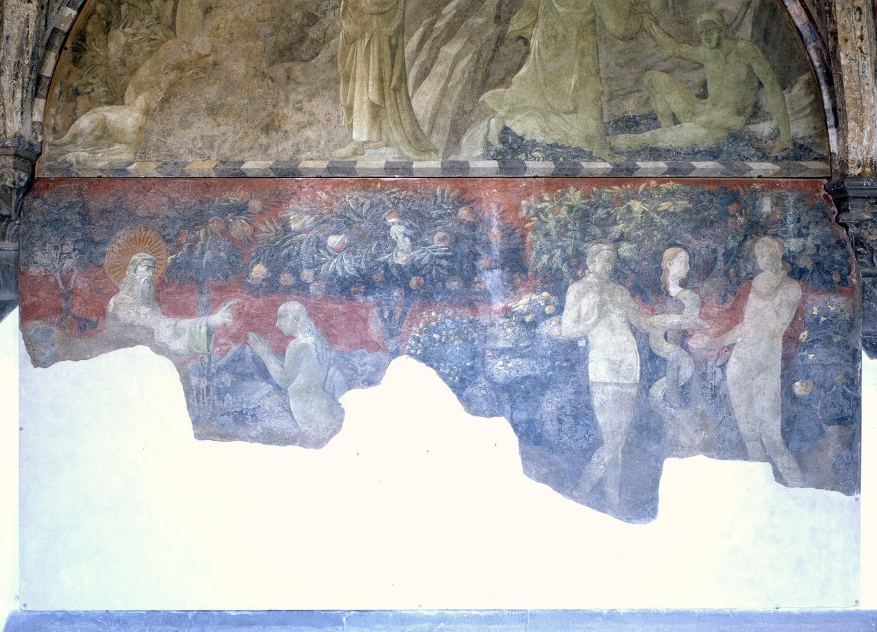 Adam og Eva, ca. 1424-25 av Paolo Uccello