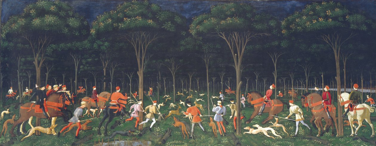 Nattjakt av Paolo Uccello
