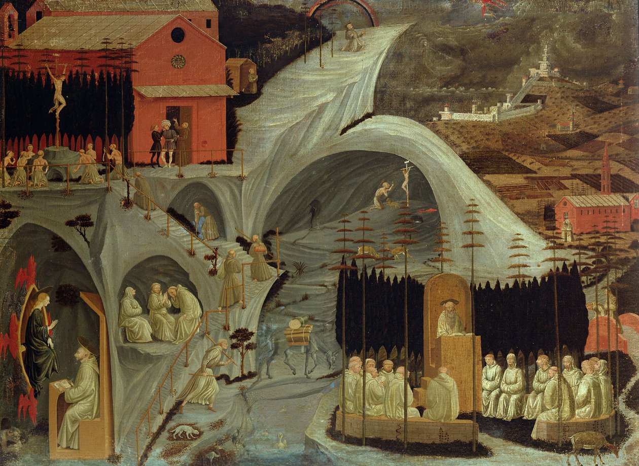 Thebaid, ca. 1460 av Paolo Uccello