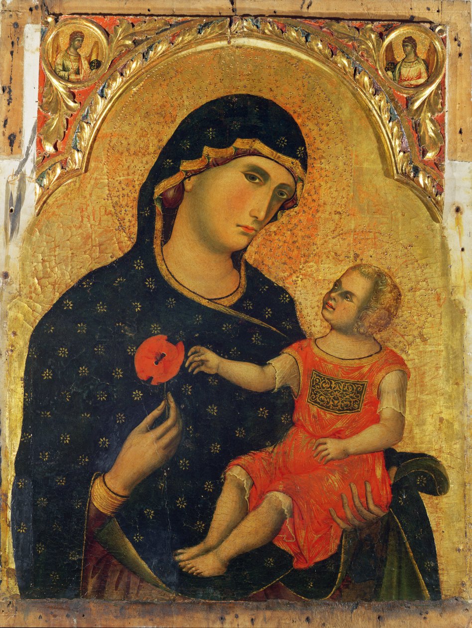 Madonna og barn (panel) av Paolo Veneziano