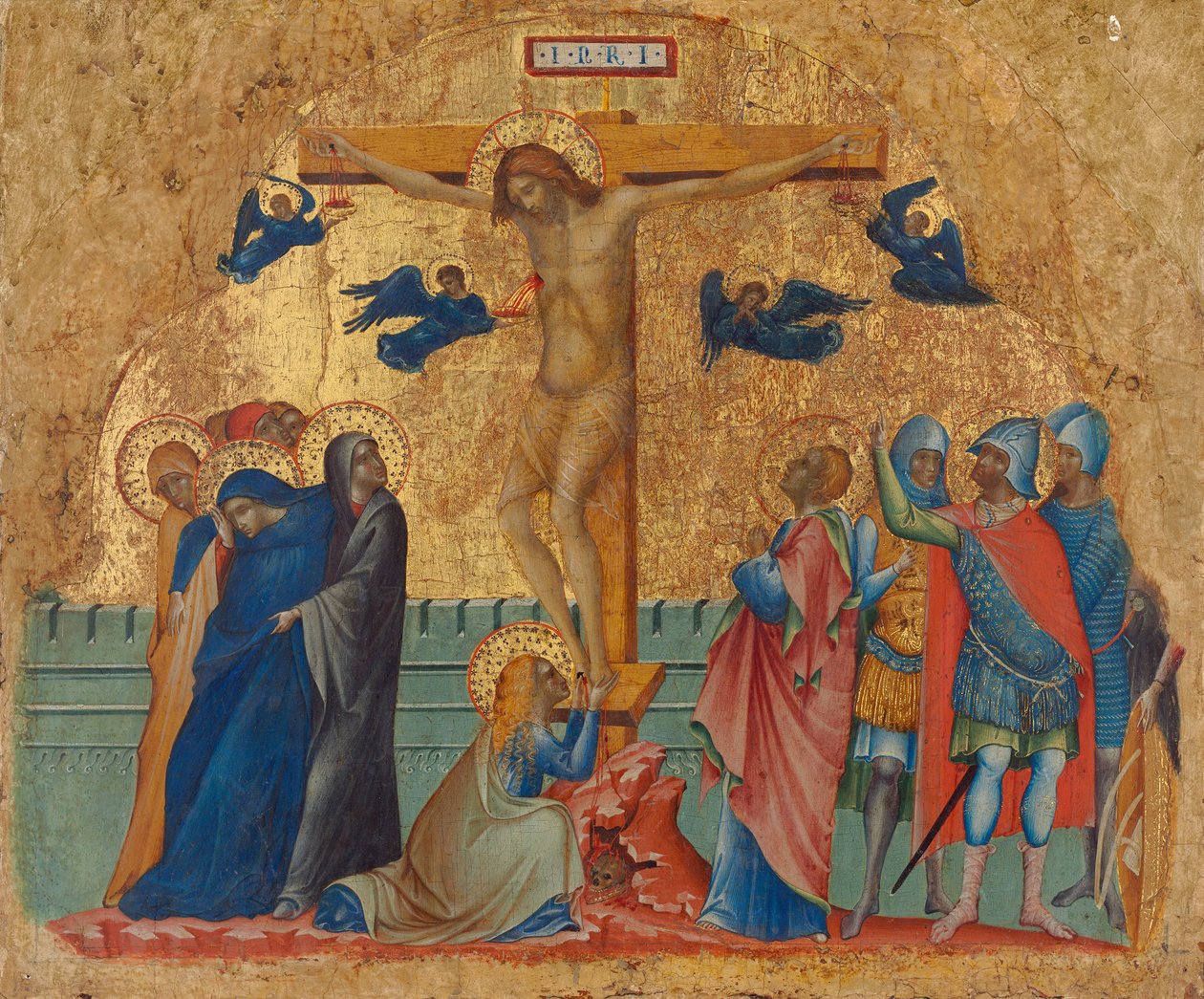 The Crucifixion, ca. 1340 (tempera på panel) av Paolo Veneziano