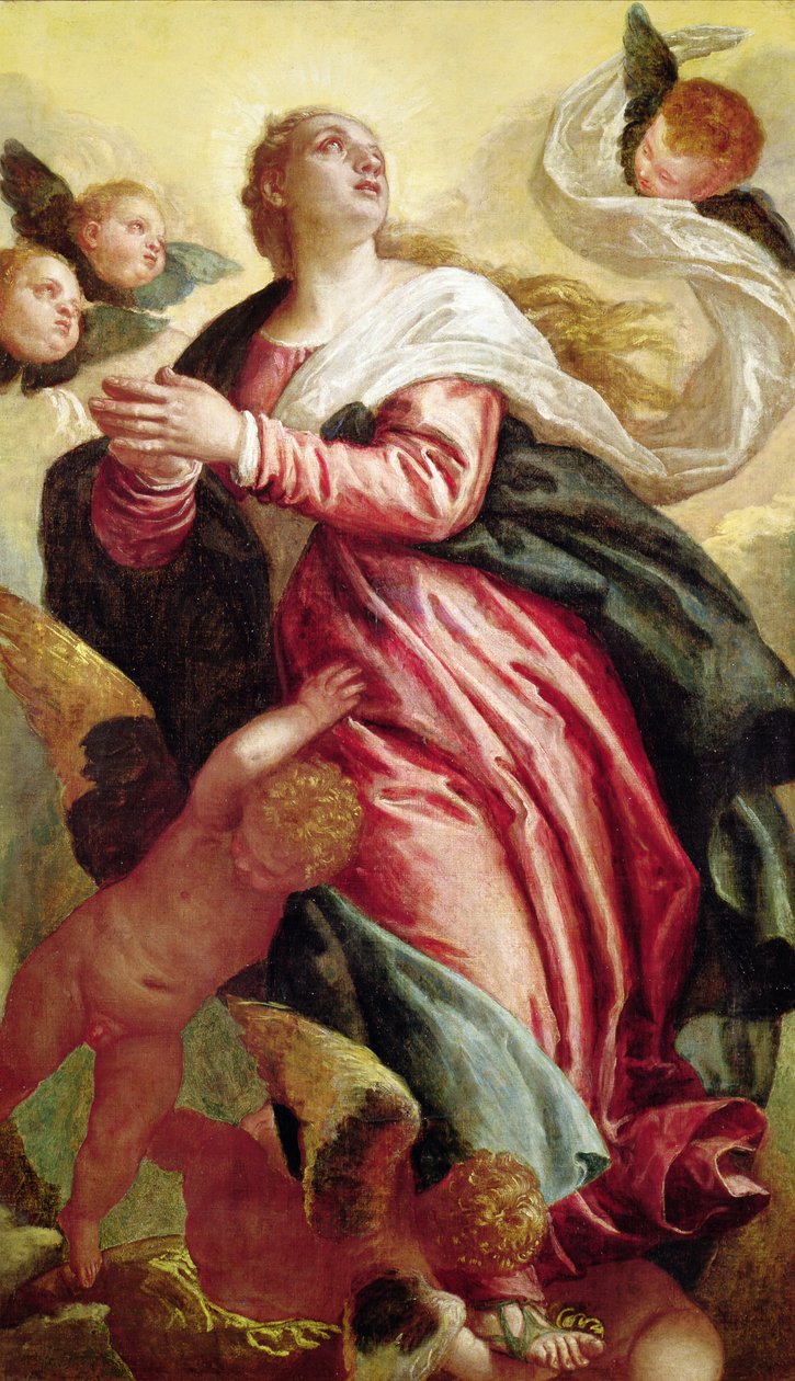 Jomfruens antagelse av Paolo Veronese