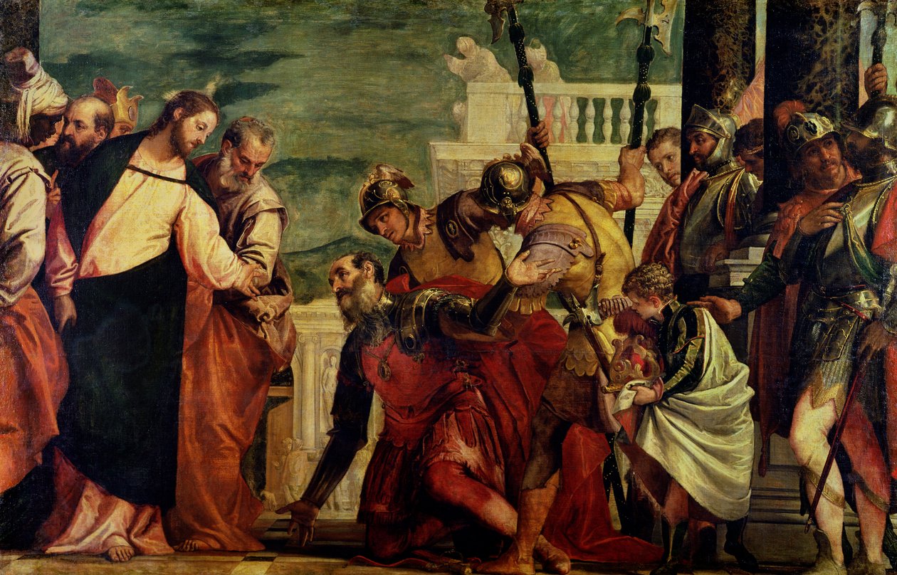 Jesus og høvedsmannen av Paolo Veronese