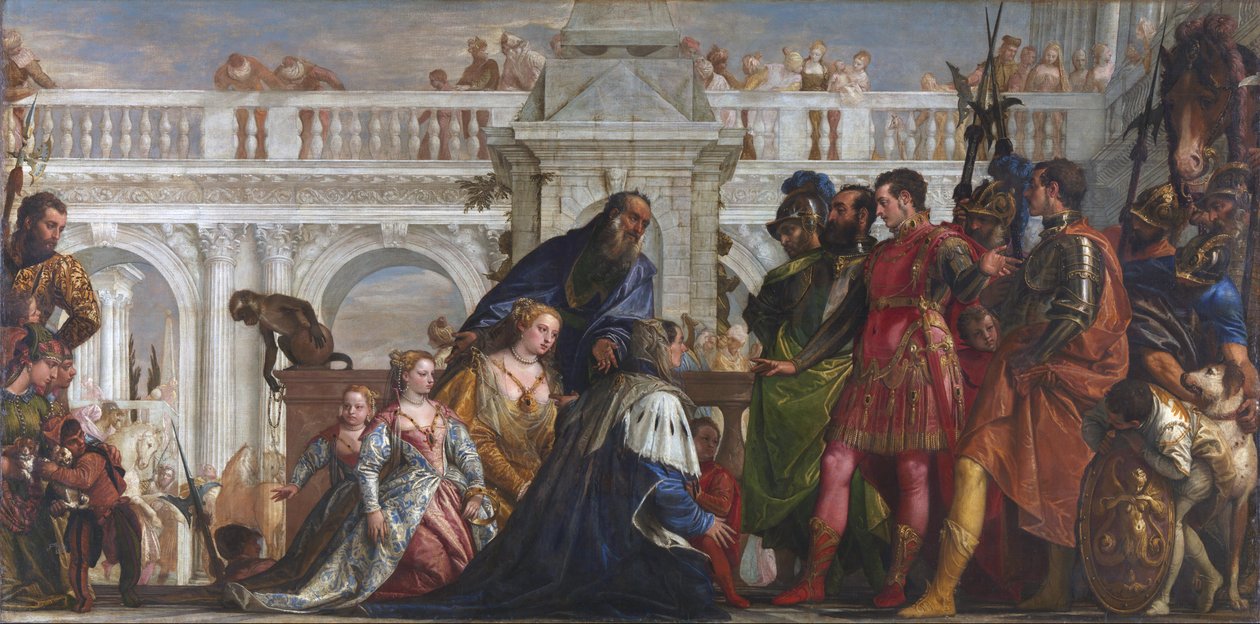 Darios familie foran Alessandro Familien til Darius før Alexander av Paolo Veronese