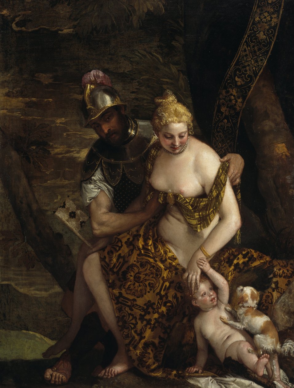 Mars, Venus og Amor av Paolo Veronese