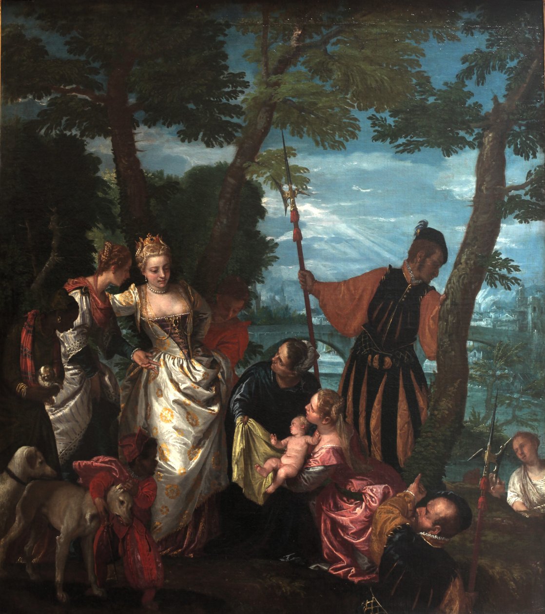 Moses reddet fra vannet av Paolo Veronese