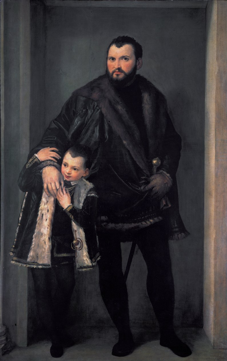 Portrett av grev Iseppo da Porto med sønnen Adriano av Paolo Veronese