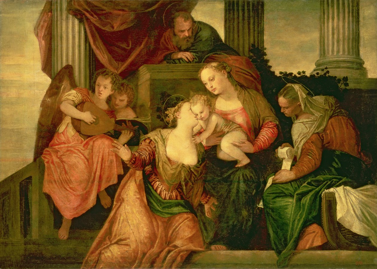 Det mystiske ekteskapet til Saint Catherine, ca. 1548 av Paolo Veronese