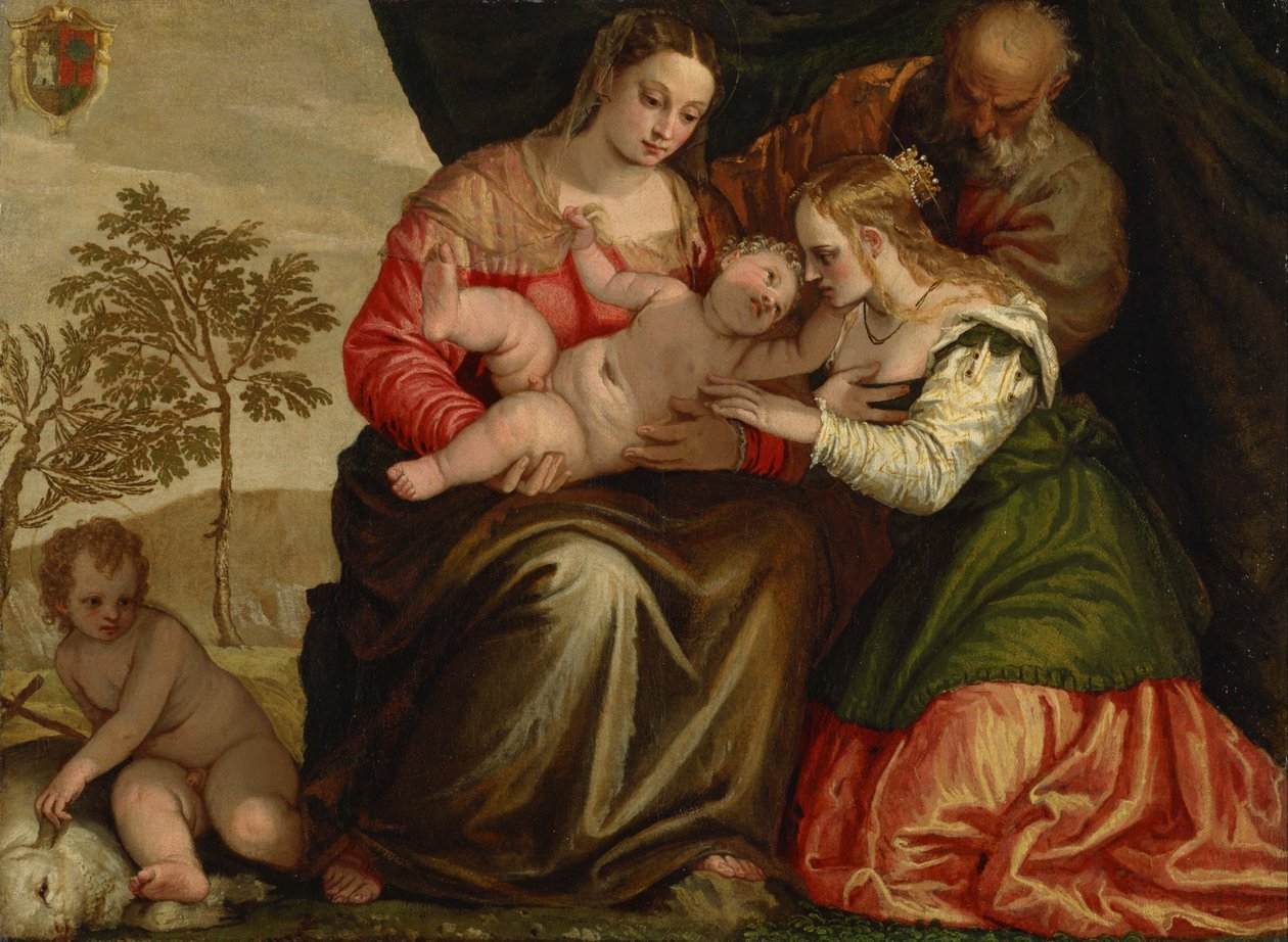 Det mystiske ekteskapet til St. Catherine av Paolo Veronese