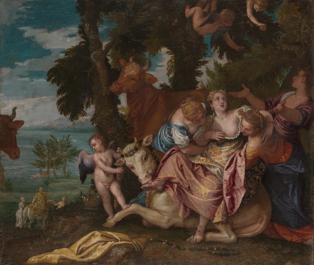 Voldtekten av Europa av Paolo Veronese