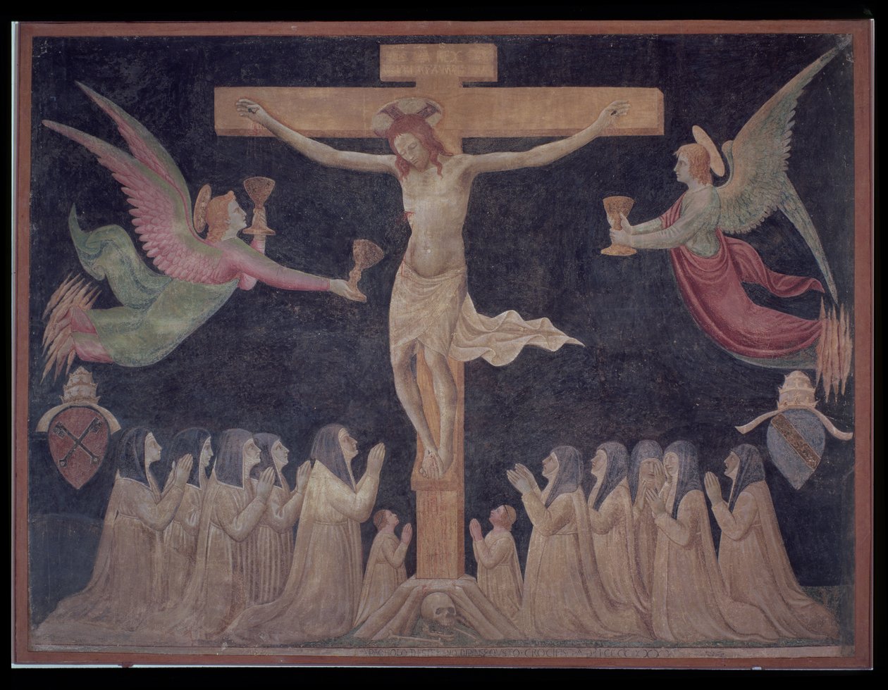 Korsfestelse, ca. 1448 av Paolo di Stefano Badaloni Schiavo