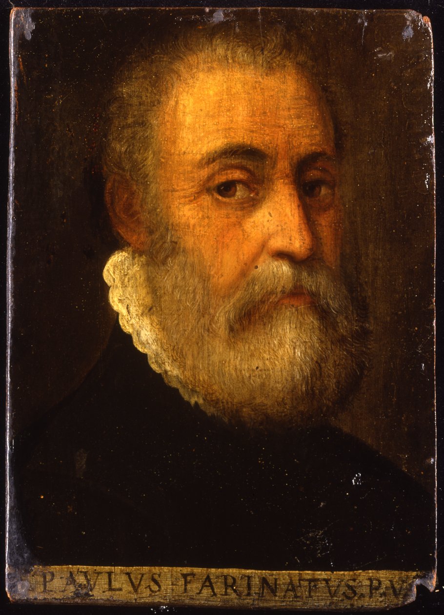 Portrett av kunstneren av Paolo Farinati