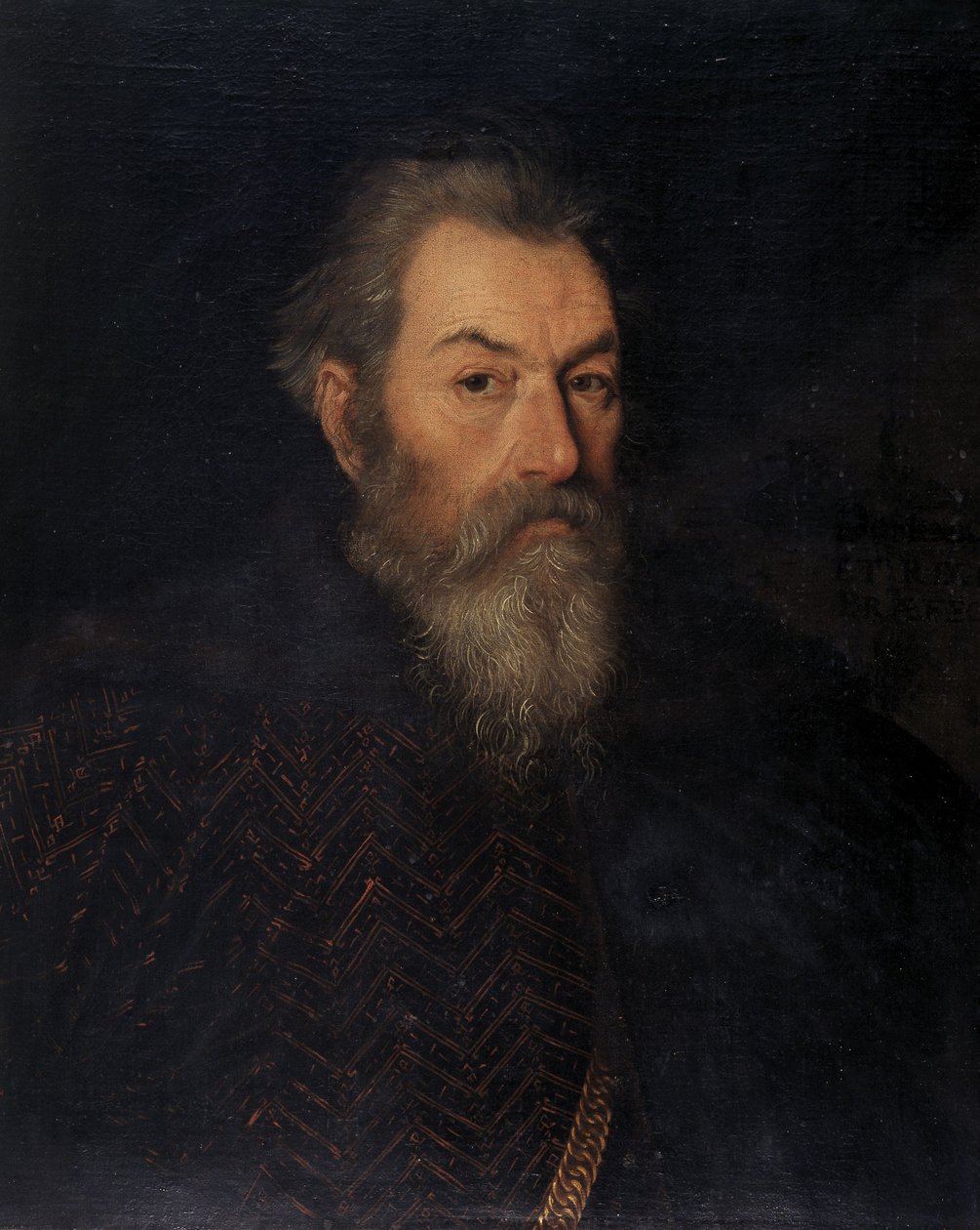 Portrett av en mann av Paolo Farinati