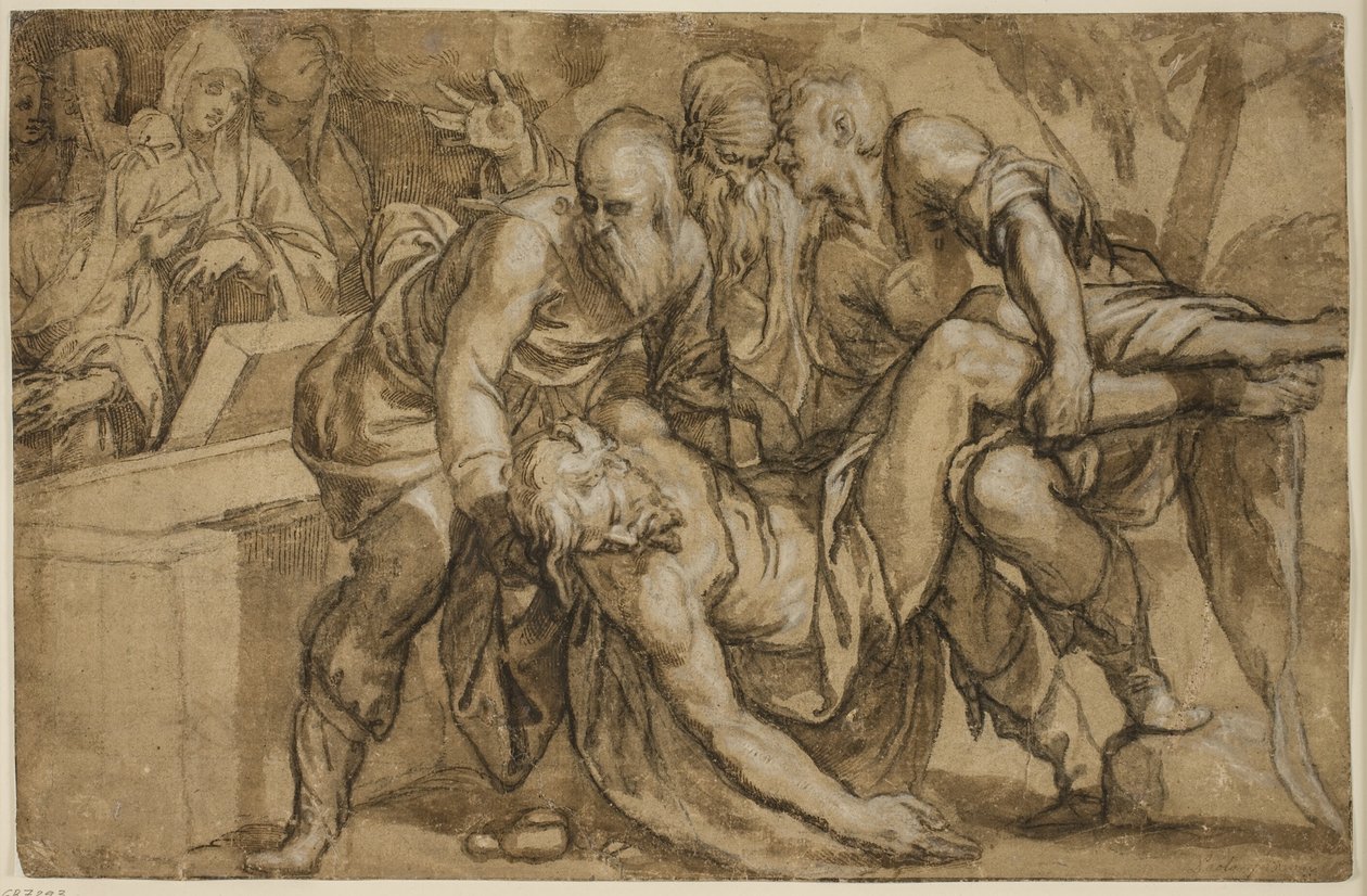 Gravleggingen av Paolo Farinati