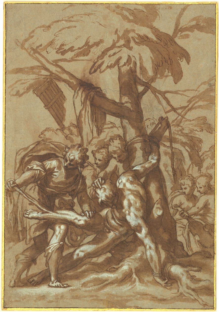 Flagingen av Marsyas av Paolo Farinati
