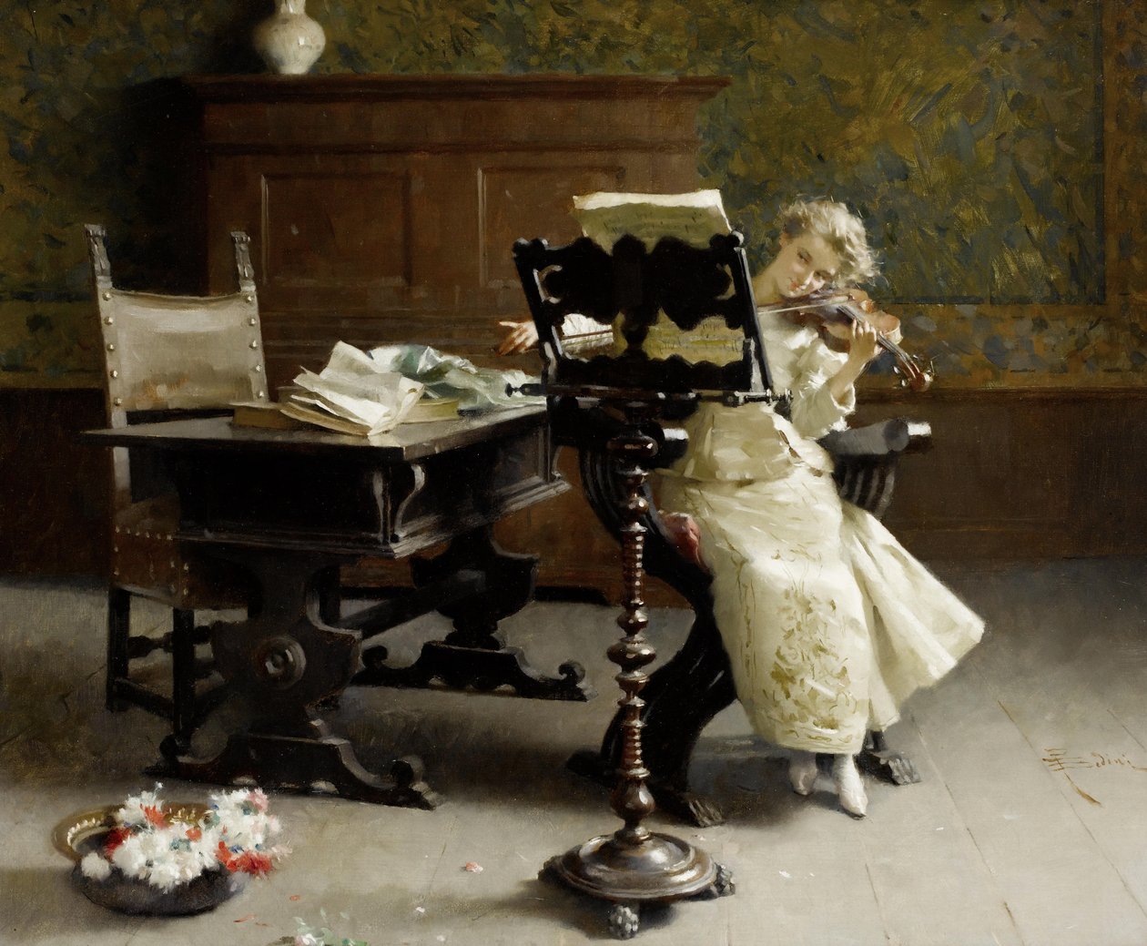 Fiolinisten. av Paolo Giovanni Bedini