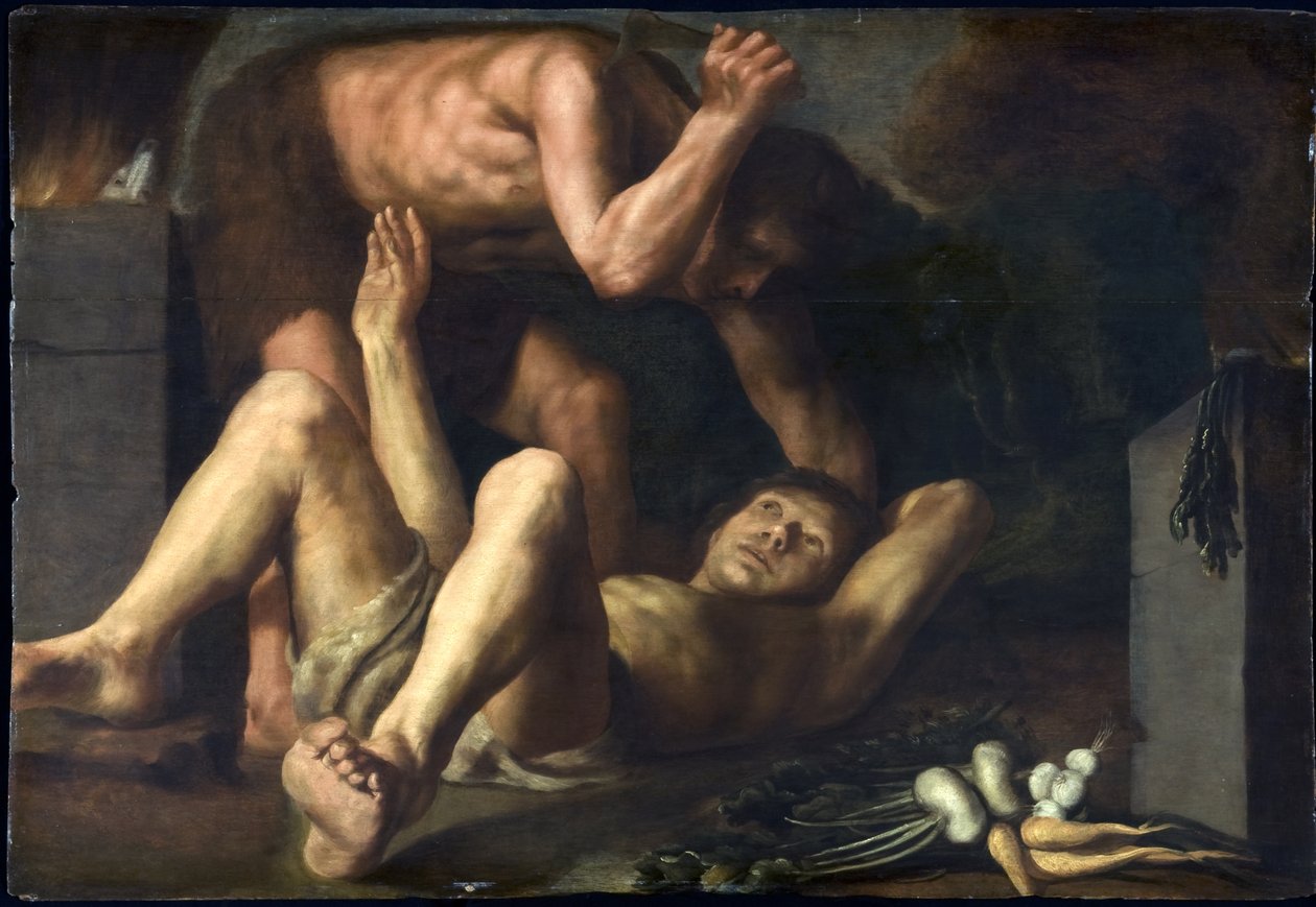 Kain og Abel, ca. 1610 av Paolo Guidotti