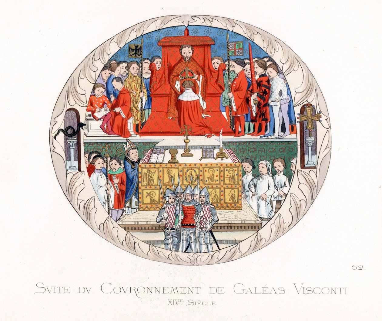 Kroningen av Jean Galeas Visconti (Gian Galeazzo Visconti av Paolo Mercuri