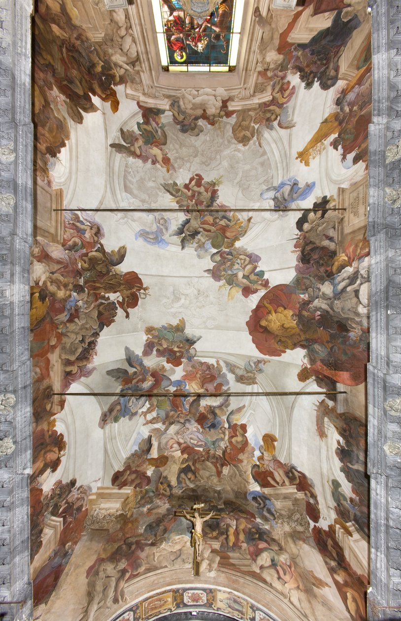 Hvelv med fresker, ca. 1696-97 av Paolo Pagani
